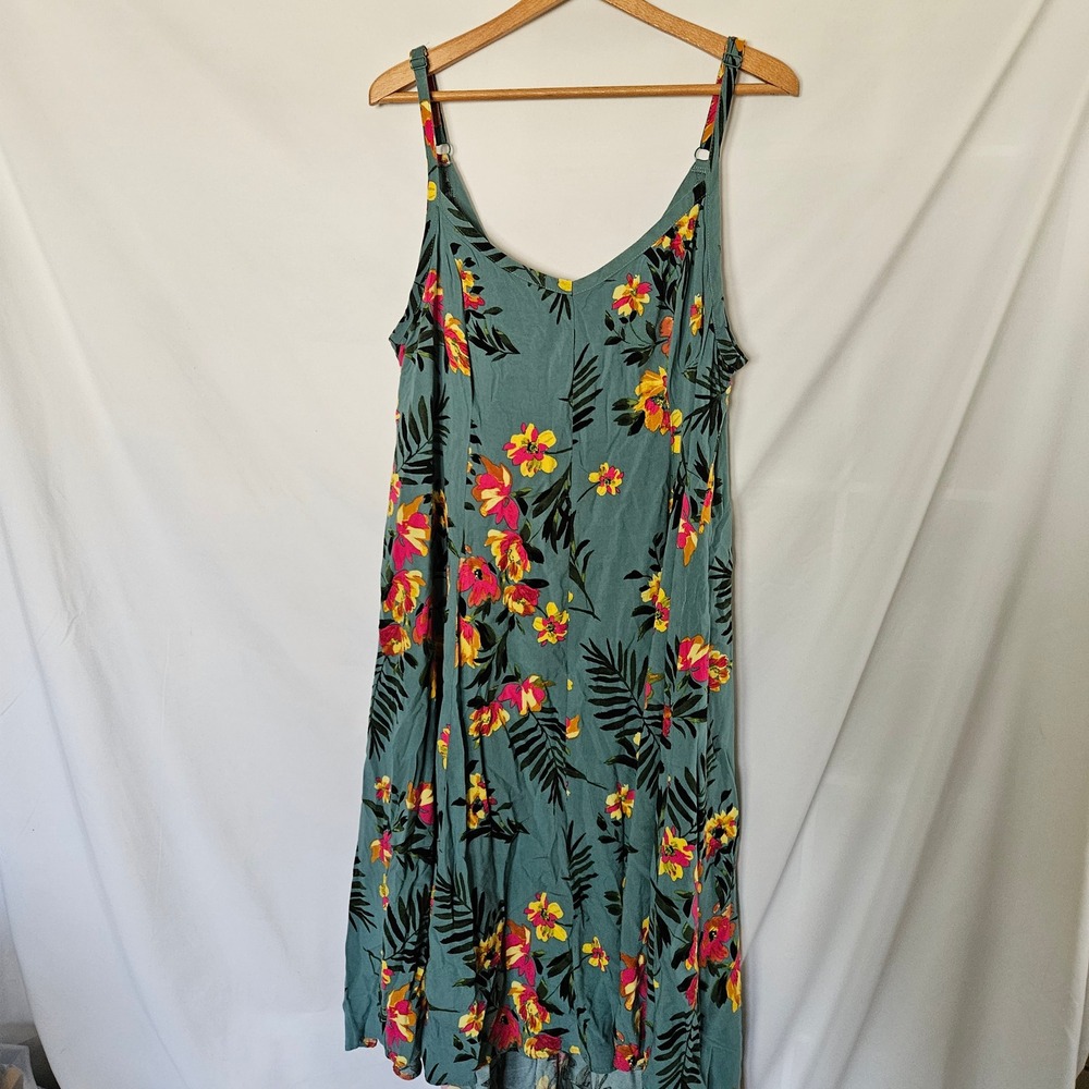 Torrid Floral Challis High Low Dress sz 2x